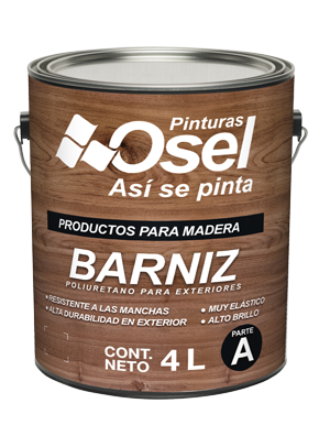 Barniz transparente para madera