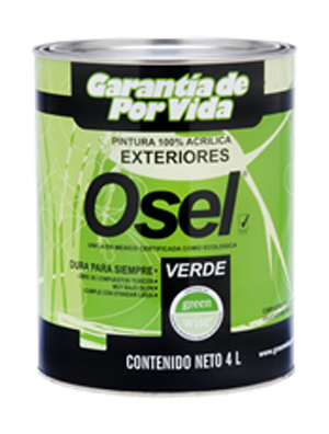 Pintura Acrílica Osel Verde de por Vida